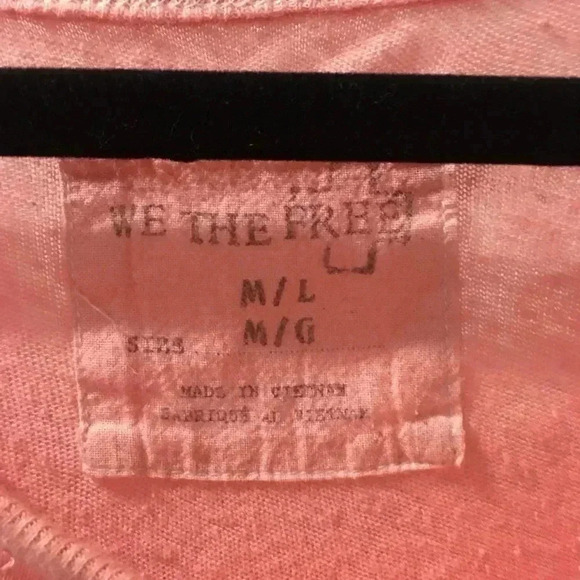 We The Free Swingy top tee medium hi low - Picture 4 of 4